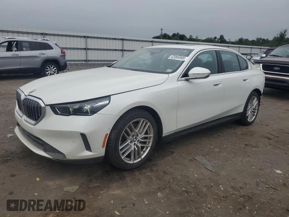 2024 BMW 5 Series 540i xDrive with VIN WBA63FJ01RCR67129, listed as a Copart auction lot 62095995 with 5,075 mi miles and Salvage title. Bid and sale history available at DreamBid. Image 1.
