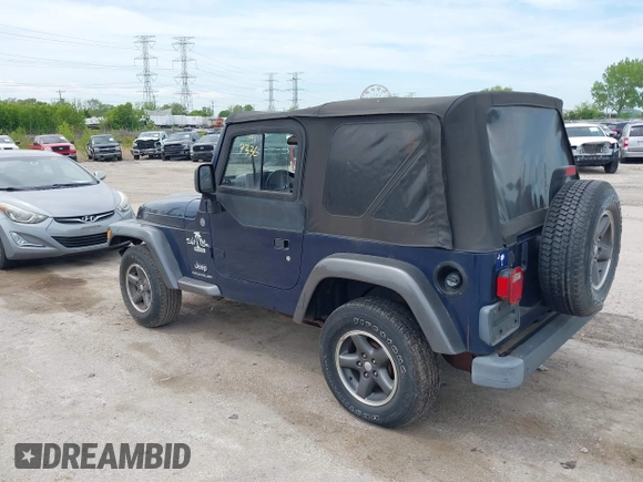 2004 Jeep Wrangler X with VIN 1J4FA39S64P726711, listed as a IAAI auction lot 42227336 with Not Provided miles and . Bid and sale history available at DreamBid. Image 3.