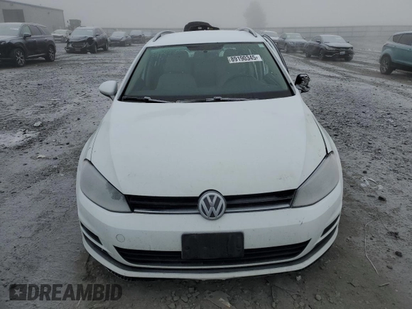 2015 Volkswagen Golf SportWagen TDI S with VIN 3VWFA7AU1FM502486, listed as a Copart auction lot 89190345 with 76,312 mi miles and Salvage Title. Bid and sale history available at carsss.com. Image 5.
