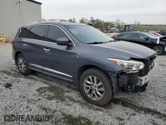 2014 Infiniti QX60 with VIN 5N1AL0MM3EC511289, listed as a Copart auction lot 51481215 with 183,907 mi miles and Salvage Title. Bid and sale history available at carsss.com. Image 4.