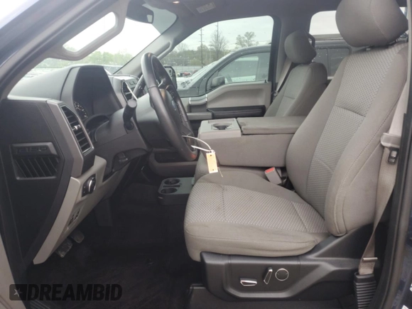 2017 Ford F-150 XL with VIN 1FTEW1EP2HFB80607, listed as a Copart auction lot 53311155 with 55,378 mi miles and Salvage title. Bid and sale history available at DreamBid. Image 7.