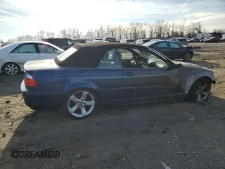 2005 BMW 3 Series 325Ci with VIN WBABW33485PL36210, listed as a Copart auction lot 86103064 with 115,715 mi miles and Salvage Title. Bid and sale history available at carsss.com. Image 3.