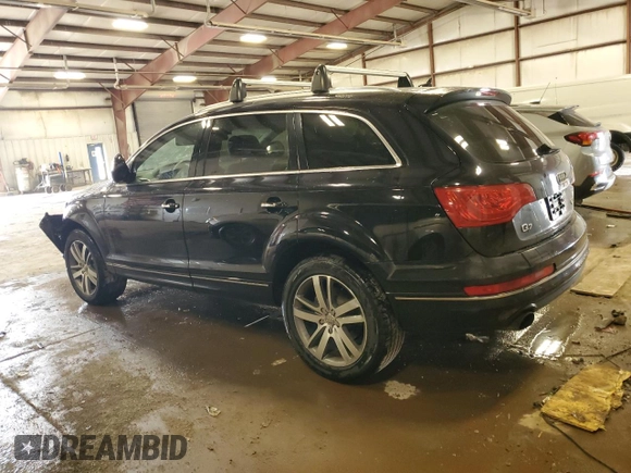 2015 Audi Q7 Premium Plus with VIN WA1LGAFE2FD020344, listed as a Copart auction lot 59184115 with 143,389 mi miles and Salvage title. Bid and sale history available at DreamBid. Image 2.