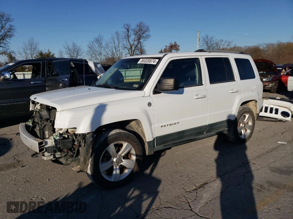 2011 Jeep Patriot Latitude X with VIN 1J4NF4GB4BD239057, listed as a Copart auction lot 85320574 with 180,792 mi miles and Salvage Title. Bid and sale history available at DreamBid. Image 1.