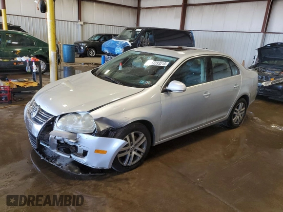 2006 Volkswagen Jetta 2.5L with VIN 3VWSG71K96M646735, listed as a Copart auction lot 52293215 with 64,528 mi miles and Salvage title. Bid and sale history available at DreamBid. Image 1.