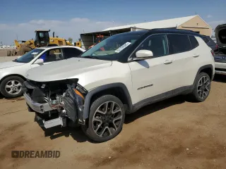 2018 Jeep Compass Limited with VIN 3C4NJDCB3JT169070, listed as a Copart auction lot 52159385 with 41,980 mi miles and Salvage Title. Bid and sale history available at carsss.com. Image 1.