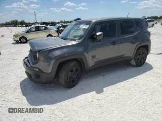 2017 Jeep Renegade Sport with VIN ZACCJAAB3HPG22999, listed as a Copart auction lot 50941785 with 101,303 mi miles and Salvage Title. Bid and sale history available at DreamBid. Image 1.