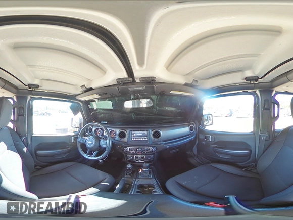 2020 Jeep Wrangler Unlimited Willys with VIN 1C4HJXDN5LW170449, listed as a Copart auction lot 49172955 with 44,073 mi miles and Non repairable. Bid and sale history available at DreamBid. Image 12.