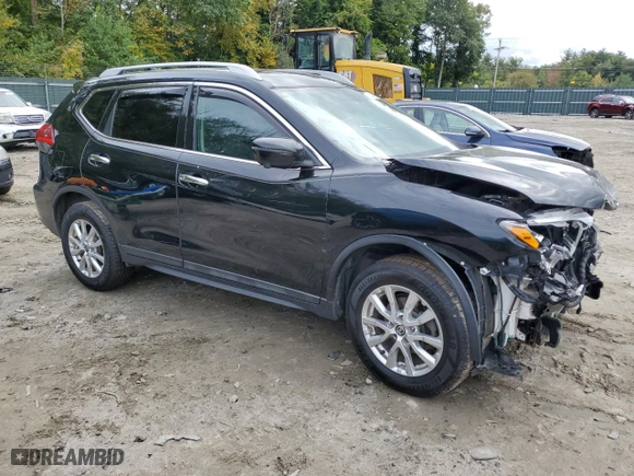 2017 Nissan Rogue SV with VIN 5N1AT2MV3HC849879, listed as a Copart auction lot 72614054 with 0 mi miles and Salvage Title. Bid and sale history available at carsss.com. Image 4.