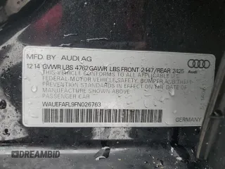 2015 Audi A4 Premium Plus z VIN WAUEFAFL9FN026763, wystawiony jako Copart lot #44332395 z przebiegiem 116 310 mil mil oraz Szkoda całkowita • Salvage title. Historia ofert i sprzedaży dostępna na DreamBid. Obrazek 12.