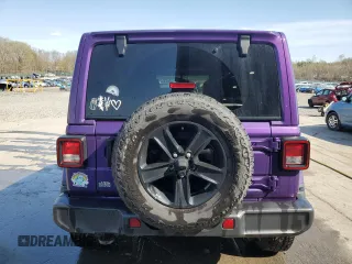 2023 Jeep Wrangler Sahara с VIN 1C4HJXEN9PW589084, выставлен на аукционе Copart как лот 54208125 с пробегом 48 943 миль миль и Списание • Salvage title. История ставок и продаж доступна на DreamBid. Изображение 6.