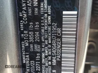 2024 Hyundai Elantra SEL with VIN KMHLS4DG4RU711952, listed as a Copart auction lot 75515304 with 7,411 mi miles and Salvage Title. Bid and sale history available at carsss.com. Image 12.
