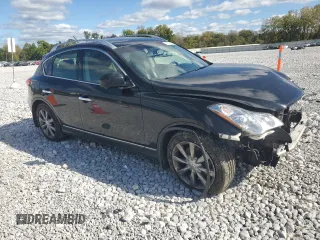 2012 Infiniti EX Journey with VIN JN1AJ0HRXCM452056, listed as a Copart auction lot 75519524 with 92,030 mi miles and Salvage Title. Bid and sale history available at carsss.com. Image 4.