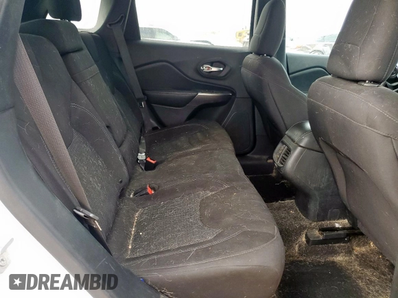 2019 Jeep Cherokee Latitude with VIN 1C4PJLCB2KD307482, listed as a Copart auction lot 59474485 with 69,628 mi miles and Salvage title. Bid and sale history available at DreamBid. Image 11.