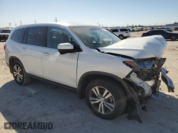 2018 Honda Pilot EX-L with VIN 5FNYF5H53JB008515, listed as a Copart auction lot 47343385 with 77,221 mi miles and Salvage title. Bid and sale history available at DreamBid. Image 4.