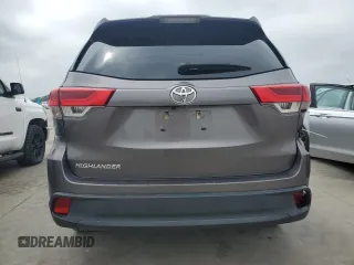 2019 Toyota Highlander LE with VIN 5TDZARFH5KS042654, listed as a Copart auction lot 56297684 with 138,841 mi miles and Salvage title. Bid and sale history available at DreamBid. Image 6.