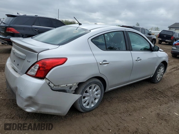 2019 Nissan Versa SV with VIN 3N1CN7AP3KL878212, listed as a Copart auction lot 56584795 with 102,645 mi miles and Clean title. Bid and sale history available at DreamBid. Image 3.