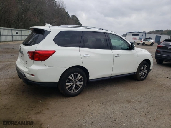 2019 Nissan Pathfinder S with VIN 5N1DR2MM0KC645048, listed as a Copart auction lot 49403445 with 144,016 mi miles and Salvage Title. Bid and sale history available at carsss.com. Image 3.