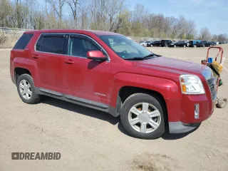 2014 GMC Terrain SLE with VIN 2GKFLVEK0E6280918, listed as a Copart auction lot 54554785 with 114,921 mi miles and Clean Title. Bid and sale history available at carsss.com. Image 4.