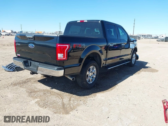 2017 Ford F-150 XL with VIN 1FTEW1EF6HKD30796, listed as a IAAI auction lot 41681044 with 81,299 mi miles. Bid and sale history available at carsss.com. Image 4.