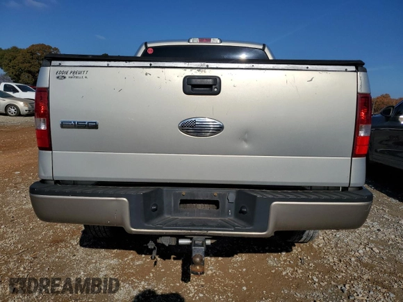 2006 Ford F-150 XLT with VIN 1FTPW14V96FA83779, listed as a Copart auction lot 82366014 with 160,726 mi miles and Salvage Title. Bid and sale history available at carsss.com. Image 6.