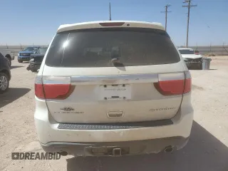 2012 Dodge Durango Citadel with VIN 1C4SDHET5CC361242, listed as a Copart auction lot 49606435 with 118,435 mi miles and Salvage title. Bid and sale history available at DreamBid. Image 6.