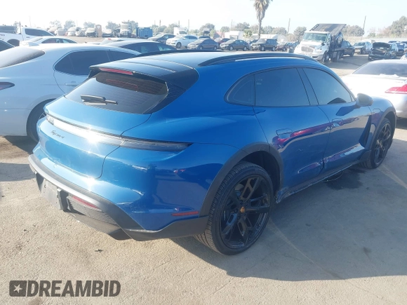 2024 Porsche Taycan 4 with VIN WP0BA2Y15RSA60181, listed as a IAAI auction lot 41158701 with 10,625 mi miles and . Bid and sale history available at DreamBid. Image 4.