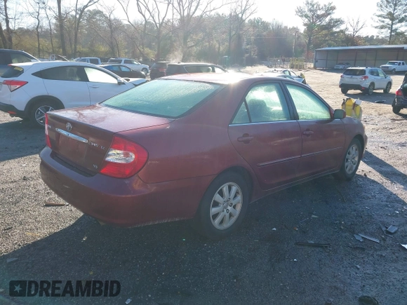 2004 Toyota Camry LE with VIN 4T1BF32K04U074049, listed as a IAAI auction lot 41768724 with 262,296 mi miles and . Bid and sale history available at DreamBid. Image 4.