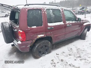2002 Jeep Liberty Limited with VIN 1J4GL58K52W112036, listed as a IAAI auction lot 41515049 with Not Provided miles and . Bid and sale history available at carsss.com. Image 4.