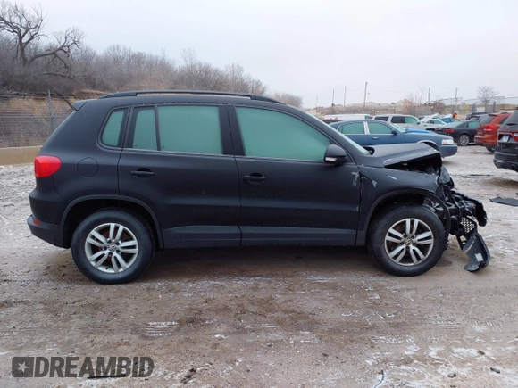 2017 Volkswagen Tiguan S with VIN WVGBV7AX8HK027148, listed as a IAAI auction lot 41215649 with 132,690 mi miles and . Bid and sale history available at DreamBid. Image 13.