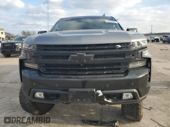 2021 Chevrolet Silverado 1500 LTZ with VIN 3GCUYGED0MG346971, listed as a Copart auction lot 44255635 with 51,534 mi miles and Salvage Title. Bid and sale history available at DreamBid. Image 5.