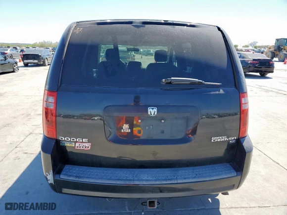 2009 Dodge Grand Caravan SE with VIN 2D8HN44E19R623536, listed as a Copart auction lot 50150095 with 185,404 mi miles and Salvage Title. Bid and sale history available at carsss.com. Image 6.