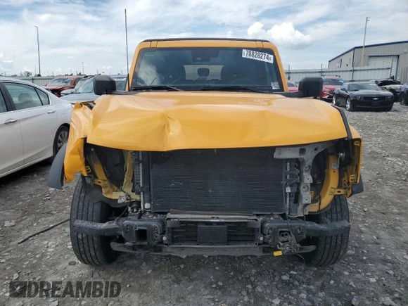 2022 Ford Bronco with VIN 1FMDE5BHXNLB40934, listed as a Copart auction lot 70828274 with 69,791 mi miles and Salvage Title. Bid and sale history available at carsss.com. Image 5.
