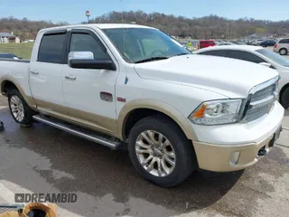 2014 Ram 1500 Longhorn Limited with VIN 1C6RR7PT9ES127063, listed as a IAAI auction lot 41817112 with 126,203 mi miles and . Bid and sale history available at DreamBid. Image 1.