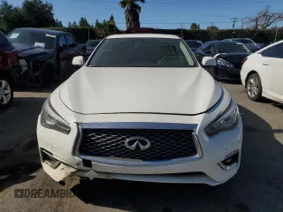 2021 Infiniti Q50 3.0t LUXE with VIN JN1EV7BP3MM701546, listed as a Copart auction lot 46656405 with 41,267 mi miles and Salvage Title. Bid and sale history available at carsss.com. Image 5.