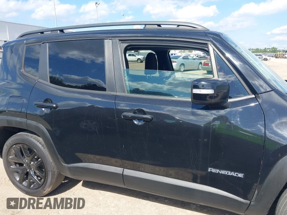 2017 Jeep Renegade Latitude with VIN ZACCJABB3HPG45259, listed as a IAAI auction lot 42255804 with 104,260 mi miles and . Bid and sale history available at DreamBid. Image 13.
