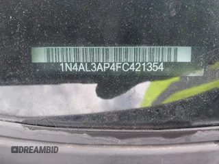 2015 Nissan Altima SV z VIN 1N4AL3AP4FC421354, wystawiony jako IAAI lot #41720274 z przebiegiem 147 487 mil mil oraz . Historia ofert i sprzedaży dostępna na DreamBid. Obrazek 9.