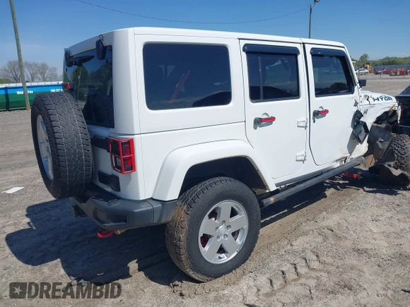 2017 Jeep Wrangler Unlimited Rubicon with VIN 1C4BJWFG9HL695361, listed as a IAAI auction lot 42010655 with 65,536 mi miles and . Bid and sale history available at DreamBid. Image 4.