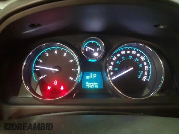 2014 Chevrolet Captiva Sport LT with VIN 3GNAL3EK3ES504654, listed as a Copart auction lot 76319864 with 76,433 mi miles and Salvage Title. Bid and sale history available at DreamBid. Image 9.