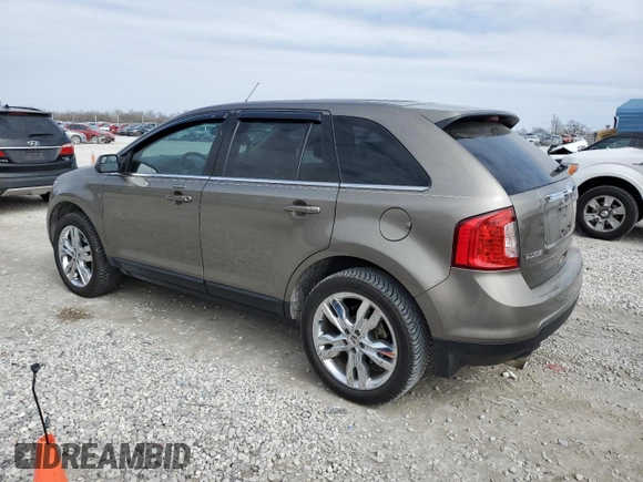 2013 Ford Edge Limited with VIN 2FMDK3KCXDBA08398, listed as a Copart auction lot 45166034 with 131,655 mi miles and Salvage title. Bid and sale history available at DreamBid. Image 2.