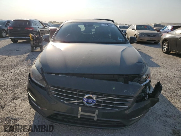 2015 Volvo S60 T6 Drive-E with VIN YV149MFK7F1343313, listed as a Copart auction lot 76279894 with 60,091 mi miles and Salvage Title. Bid and sale history available at carsss.com. Image 5.