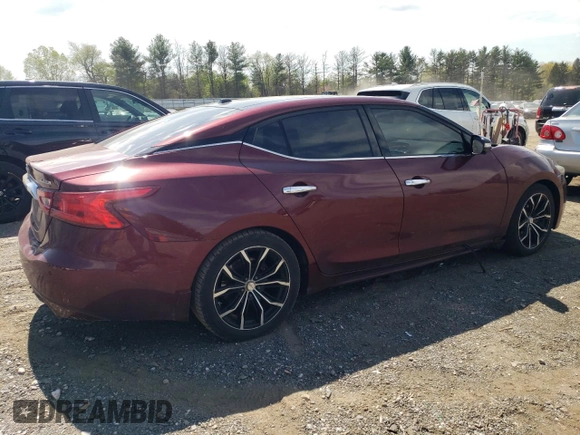 2017 Nissan Maxima SV with VIN 1N4AA6AP1HC456587, listed as a Copart auction lot 53785315 with 193,538 mi miles and Salvage Title. Bid and sale history available at carsss.com. Image 3.