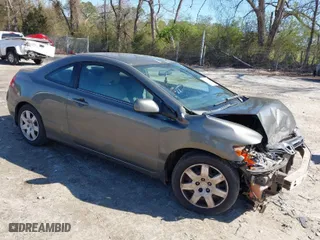 2007 Honda Civic Cpe LX with VIN 2HGFG12617H507803, listed as a IAAI auction lot 41854467 with 207,794 mi miles. Bid and sale history available at carsss.com. Image 1.