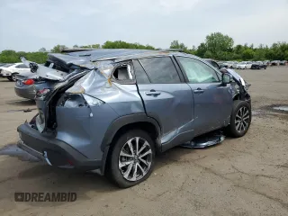 2023 Toyota Corolla Cross XLE with VIN 7MUDAABG4PV070998, listed as a Copart auction lot 56869585 with Not provided miles and Non repairable. Bid and sale history available at DreamBid. Image 3.