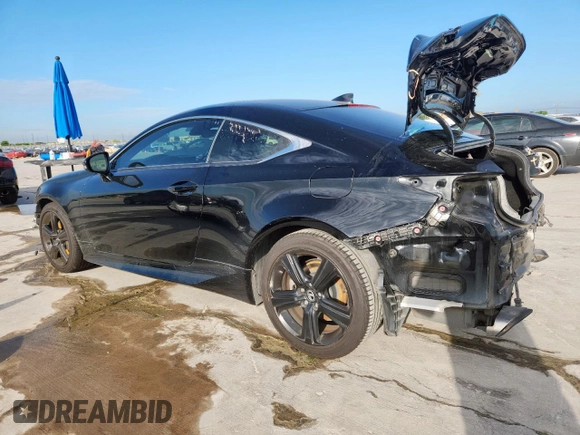 2018 Lexus RC 300 with VIN JTHHA5BCXJ5007982, listed as a Copart auction lot 61306655 with 104,065 mi miles and Salvage title. Bid and sale history available at DreamBid. Image 2.