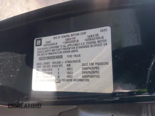 2002 Chevrolet S-10 LS with VIN 1GCCS19W028249908, listed as a IAAI auction lot 42019877 with Not Provided miles. Bid and sale history available at carsss.com. Image 9.