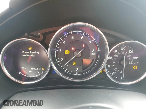 2019 Mazda MX-5 Miata RF Grand Touring with VIN JM1NDAM77K0301780, listed as a Copart auction lot 73234224 with 83,602 mi miles and Salvage Title. Bid and sale history available at carsss.com. Image 9.