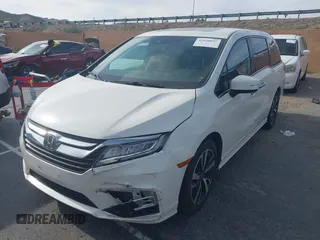 2018 Honda Odyssey Elite with VIN 5FNRL6H90JB024046, listed as a IAAI auction lot 42020880 with 45,536 mi miles. Bid and sale history available at carsss.com. Image 17.