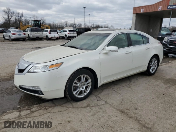 2010 Acura TL with VIN 19UUA8F25AA009473, listed as a Copart auction lot 52522405 with 57,385 mi miles and Clean Title. Bid and sale history available at carsss.com. Image 1.