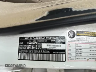 2014 Mercedes-Benz E 350 Sport with VIN WDDHF5KB2EA883006, listed as a Copart auction lot 56200605 with 183,781 mi miles and Clean Title. Bid and sale history available at DreamBid. Image 10.